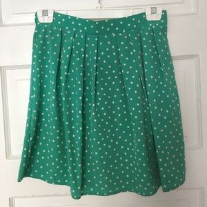 Flowy Teal and white skirt